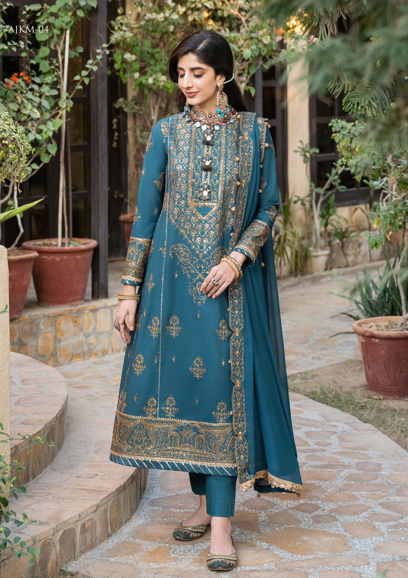 Festive Collection - Asim Jofa - Eid Festive - AJKM-04 - Official Asim Jofa - Agha Fabrics UK