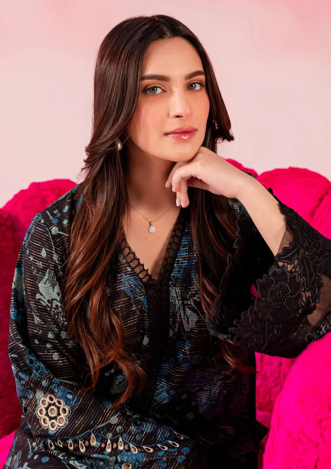 Lawn Collection - Nureh - Ballerina 24 - NU2#143 - Official Nureh - Agha Fabrics UK