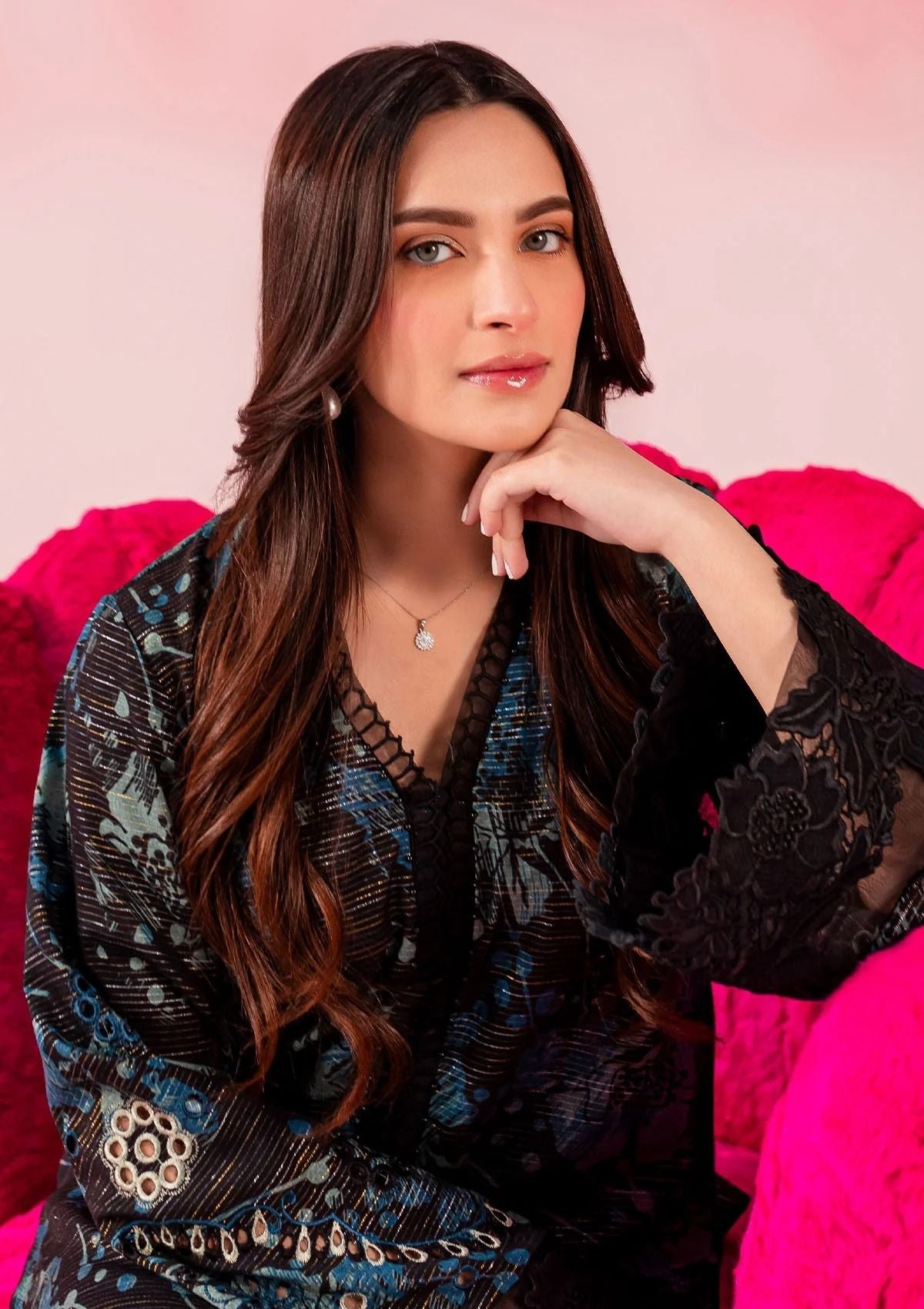 Lawn Collection - Nureh - Ballerina 24 - NU2#143 - Official Nureh - Agha Fabrics UK