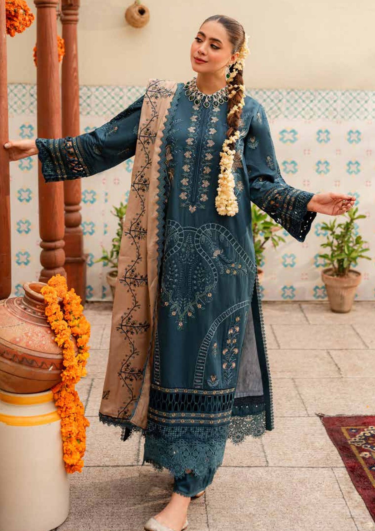 Winter Collection - Marjjan - Mah e Mir - Linen - MKL#2B