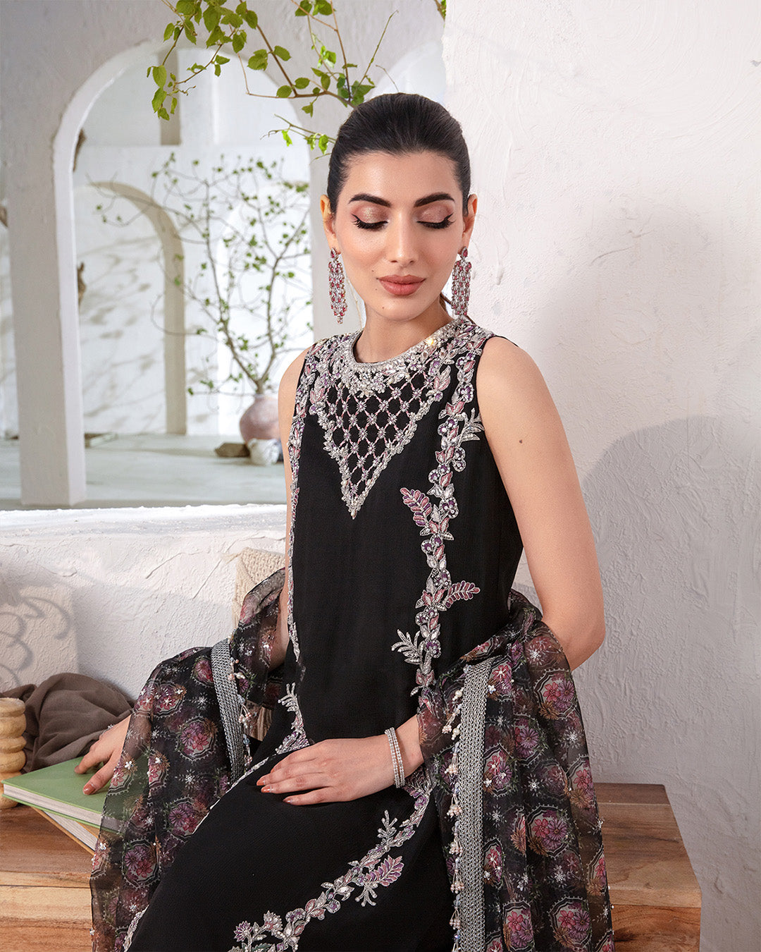 Faiza Saqlain | Lenora Luxury Pret | Cherine - Official Faiza Saqlain - Agha Fabrics UK