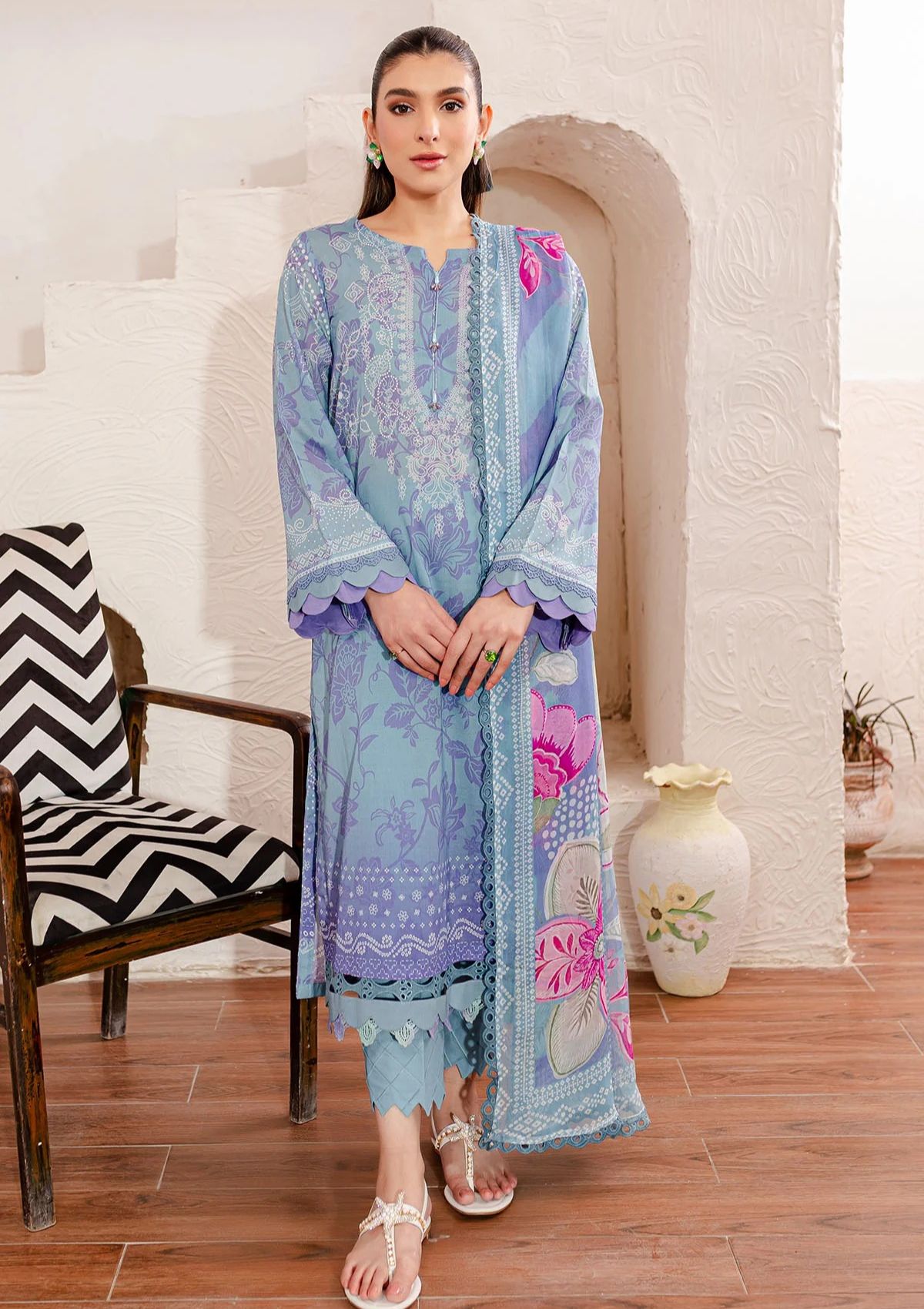 Lawn Collection - Nureh - Signature Prints - SP24#102