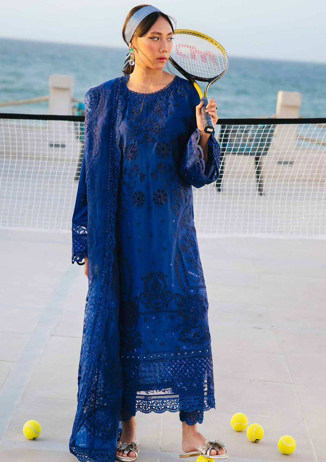 Lawn Collection - Nureh - Eid Escape - NE24#90 - Blume - Official Nureh - Agha Fabrics UK