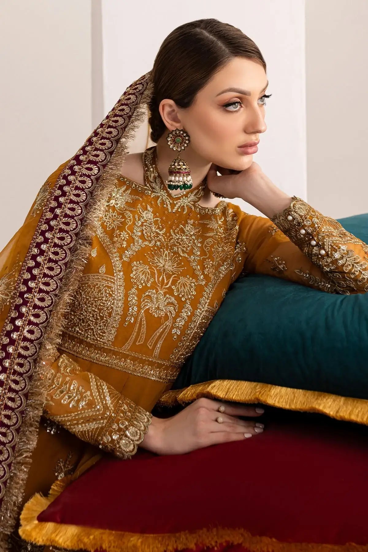 Nureh | Fancy Formals | NP-514 - Official Nureh - Agha Fabrics UK