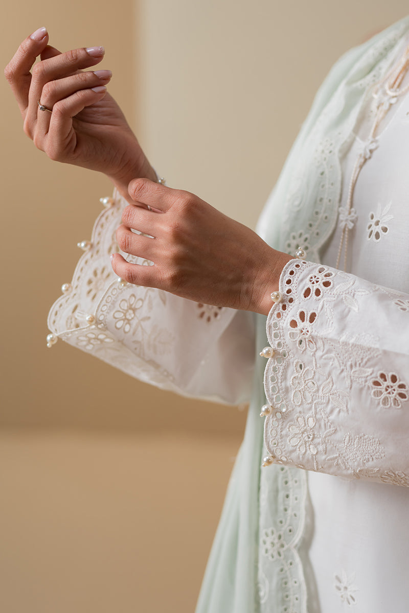 Cross Stitch | Chikankari Lawn Collection | P-06 - Official Cross Stitch - Agha Fabrics UK