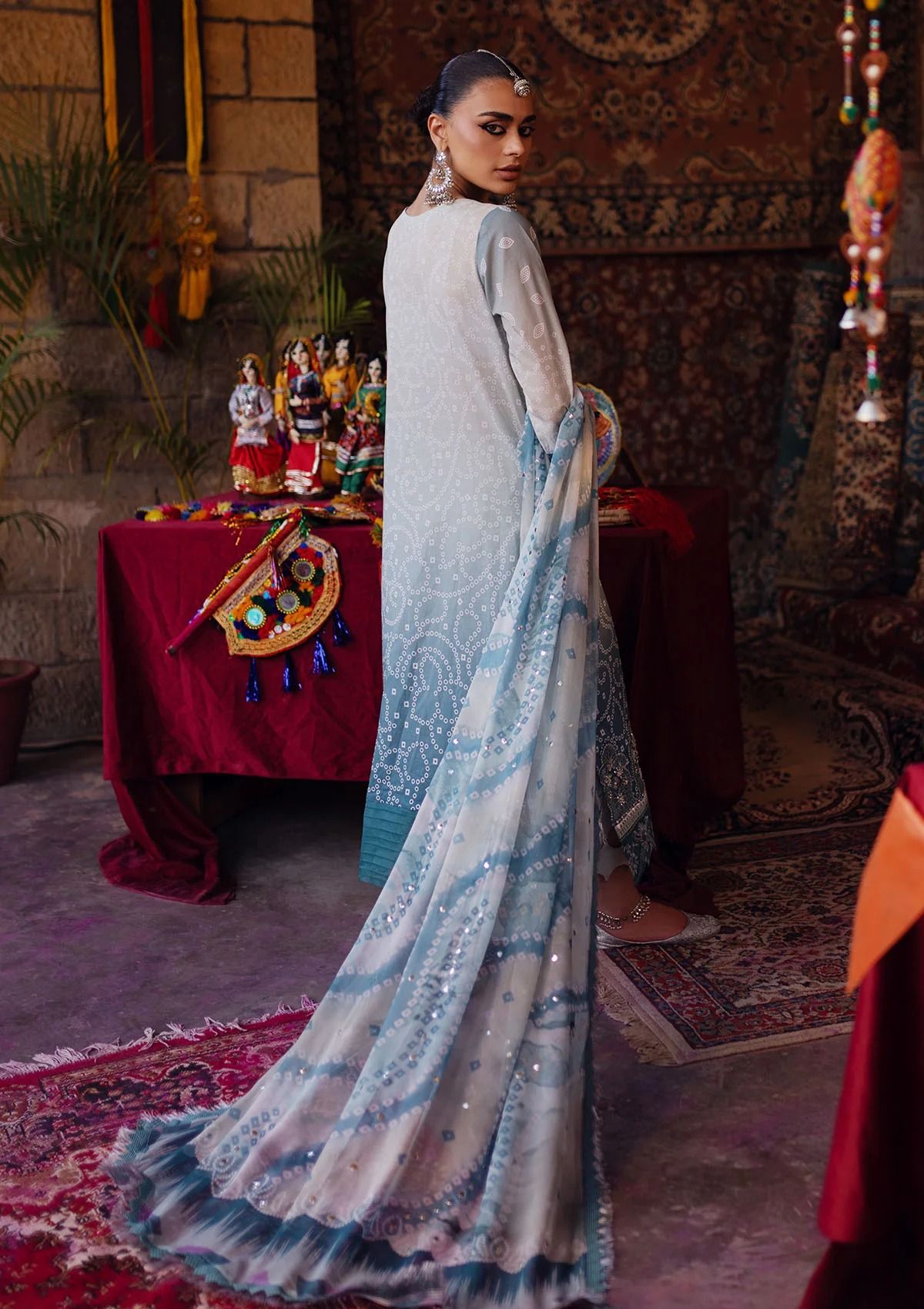 Lawn Collection - Nureh - Bazaar - Hand Embellished - NS24#130 - Official Nureh - Agha Fabrics UK