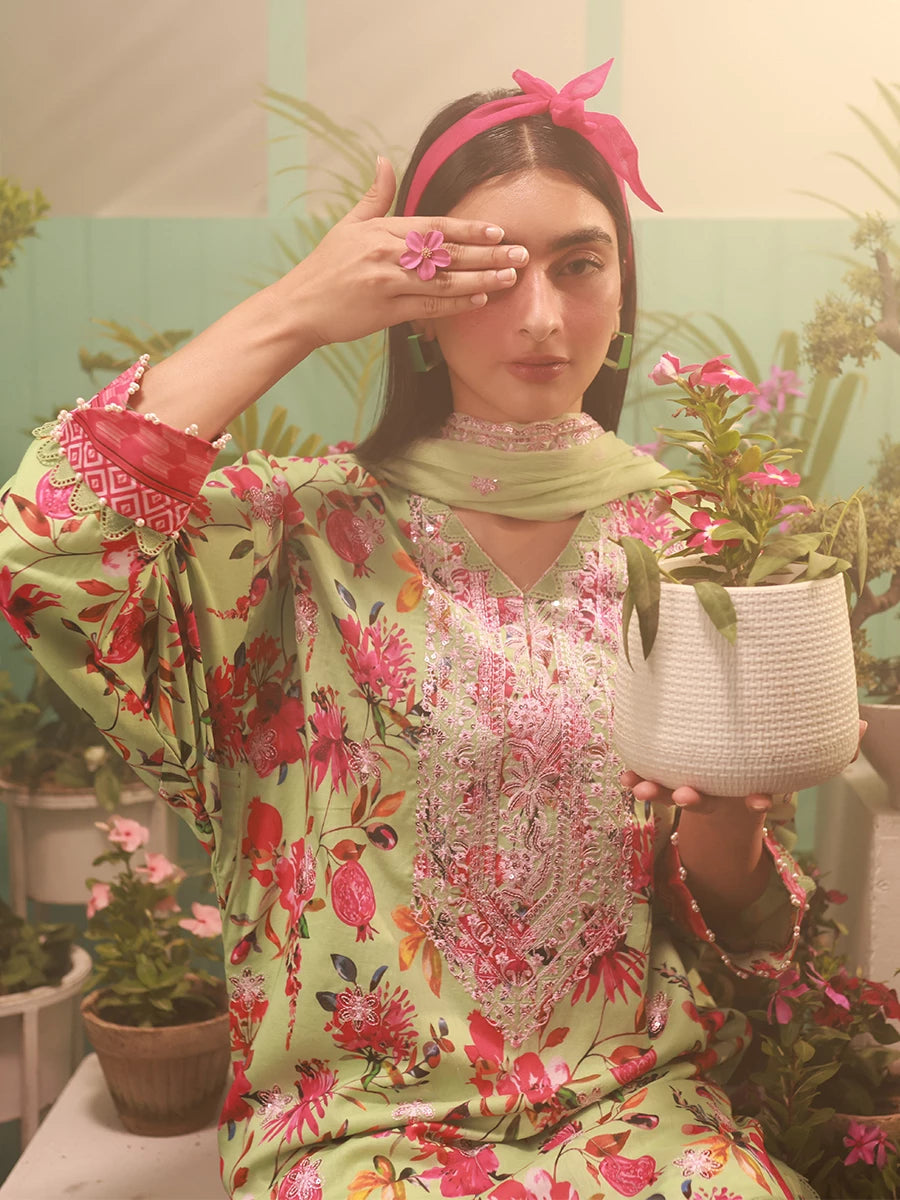 Salitex | Izel Lawn 24 | VIVAD - LUXURY LAWN EMBROIDERED SUIT