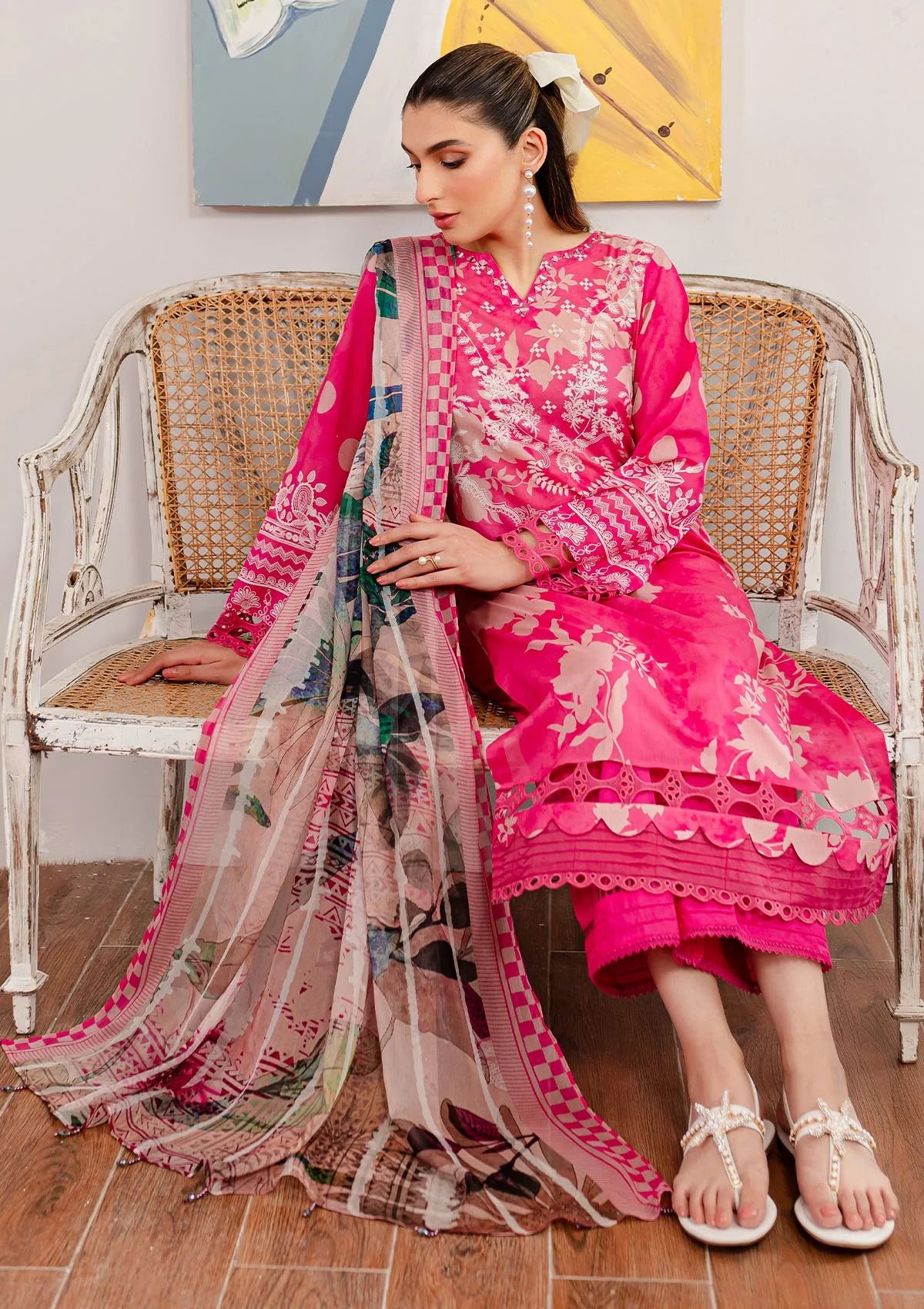 Lawn Collection - Nureh - Signature Prints - SP24#103 - Official Nureh - Agha Fabrics UK
