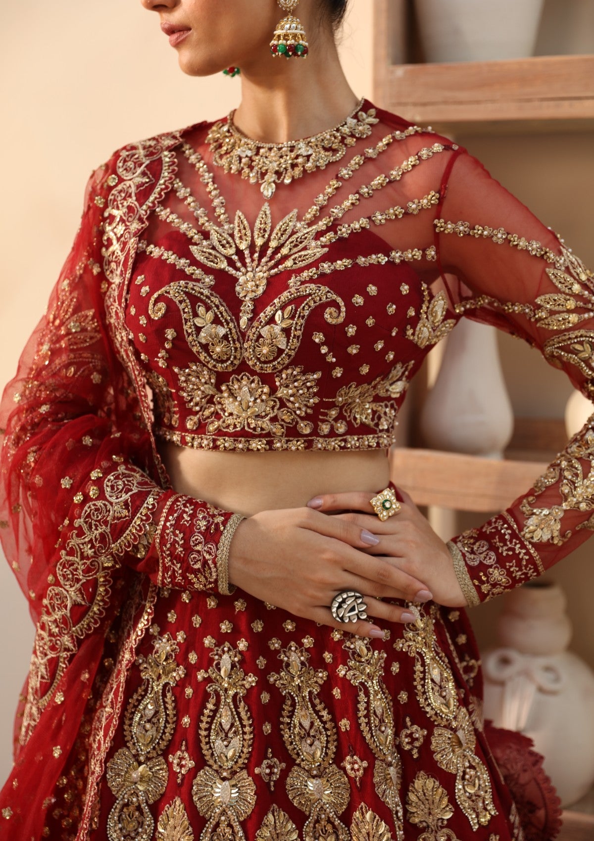 Formal Collection - Akbar Aslam - Mastani - ASM24#1563 - Embyrlen - Official Akbar Aslam - Agha Fabrics UK