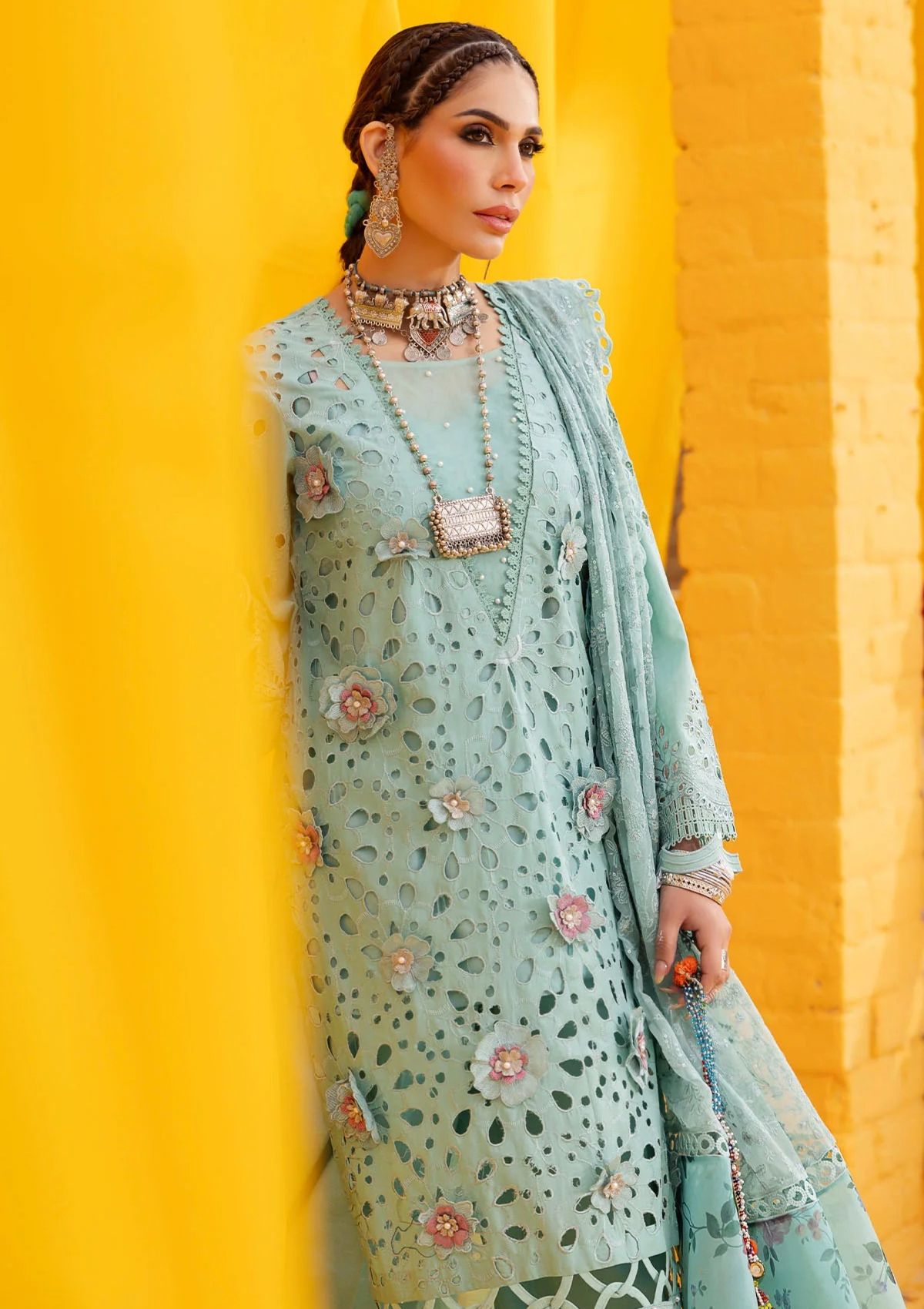 Lawn Collection - Nureh - Mela - NDS - 102 - Official Nureh - Agha Fabrics UK