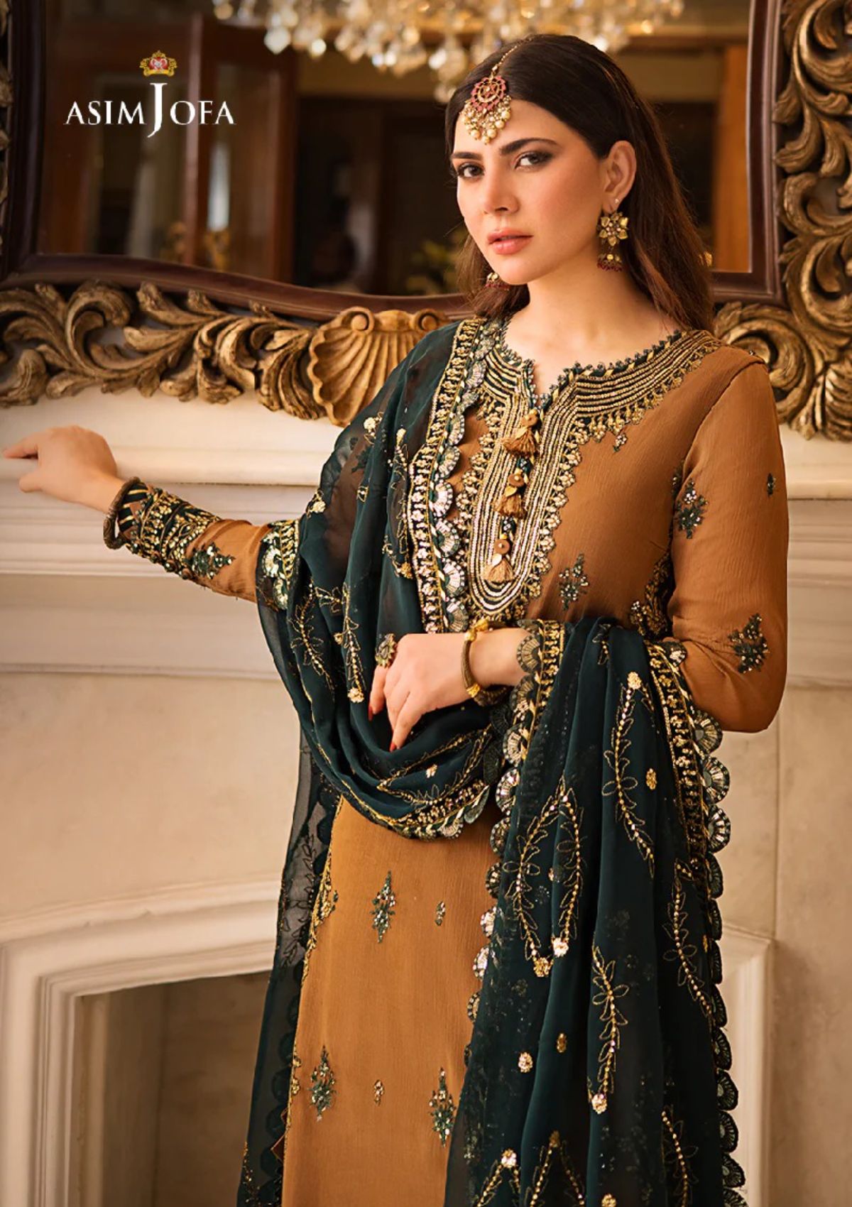 Formal Collection - Asim Jofa - Zari Sitara - AJZS#9 - Official Asim Jofa - Agha Fabrics UK