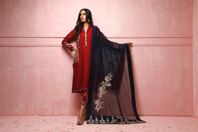 Wahajmkhan | Festive Fiesta Formals | RED ROUGE
