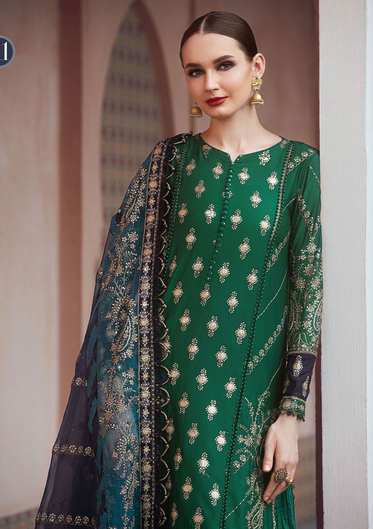 Formal Collection - Maria B - Sateen - Fall - MSF#11 - Official Maria B - Agha Fabrics UK