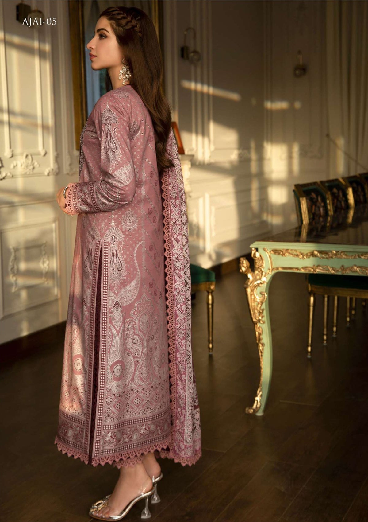 Lawn Collection - Asim Jofa - Aira - AJAI#5 - Official Asim Jofa - Agha Fabrics UK