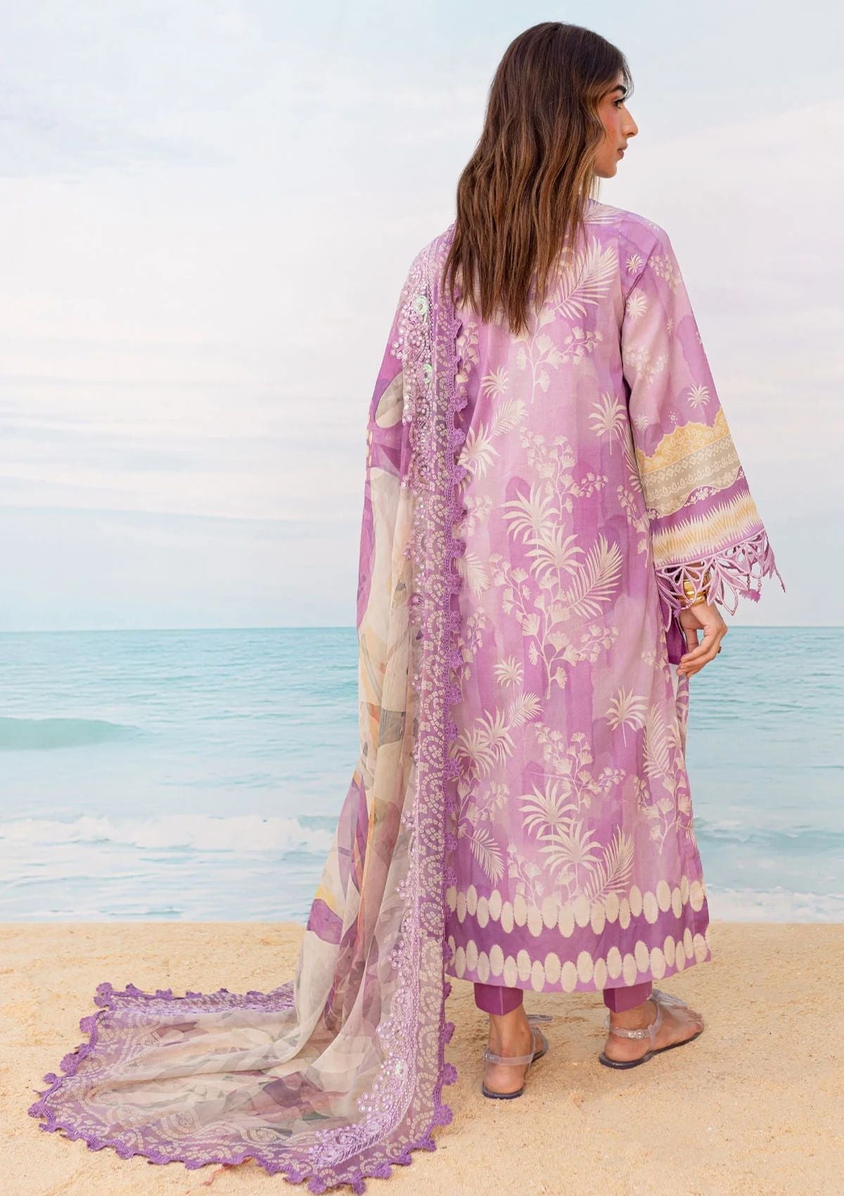 Lawn Collection - Nureh - Gardenia - Embroidered 24 - NS#134 - Official Nureh - Agha Fabrics UK