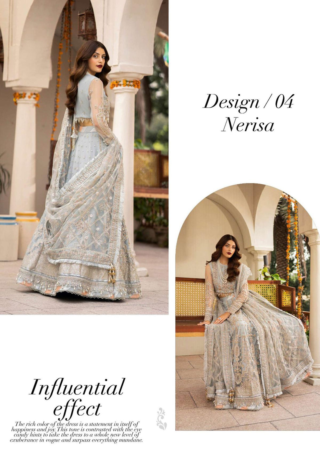 Formal Collection - Eleshia - Zarin - Wedding - D#04 - Nerisa - Official Eleshia - Agha Fabrics UK