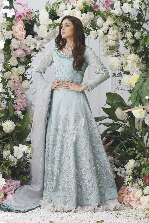 Wahajmkhan | Eden wedding Formals | MINT FEROZI LENGA