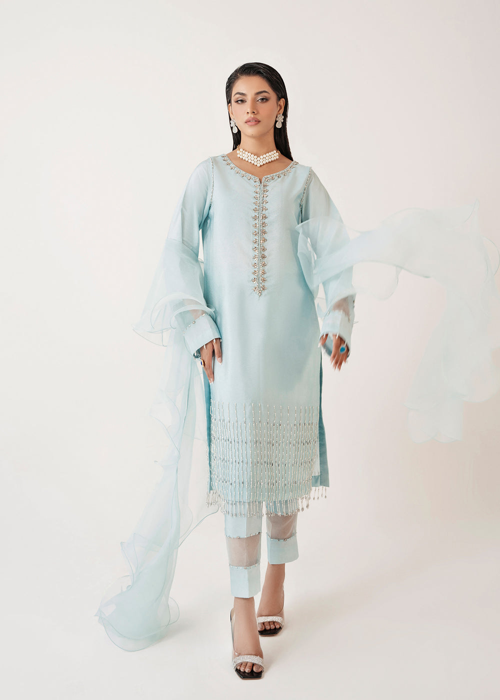 Dastoor | Euphoria Luxury Pret 24 | Misty - Official Dastoor - Agha Fabrics UK