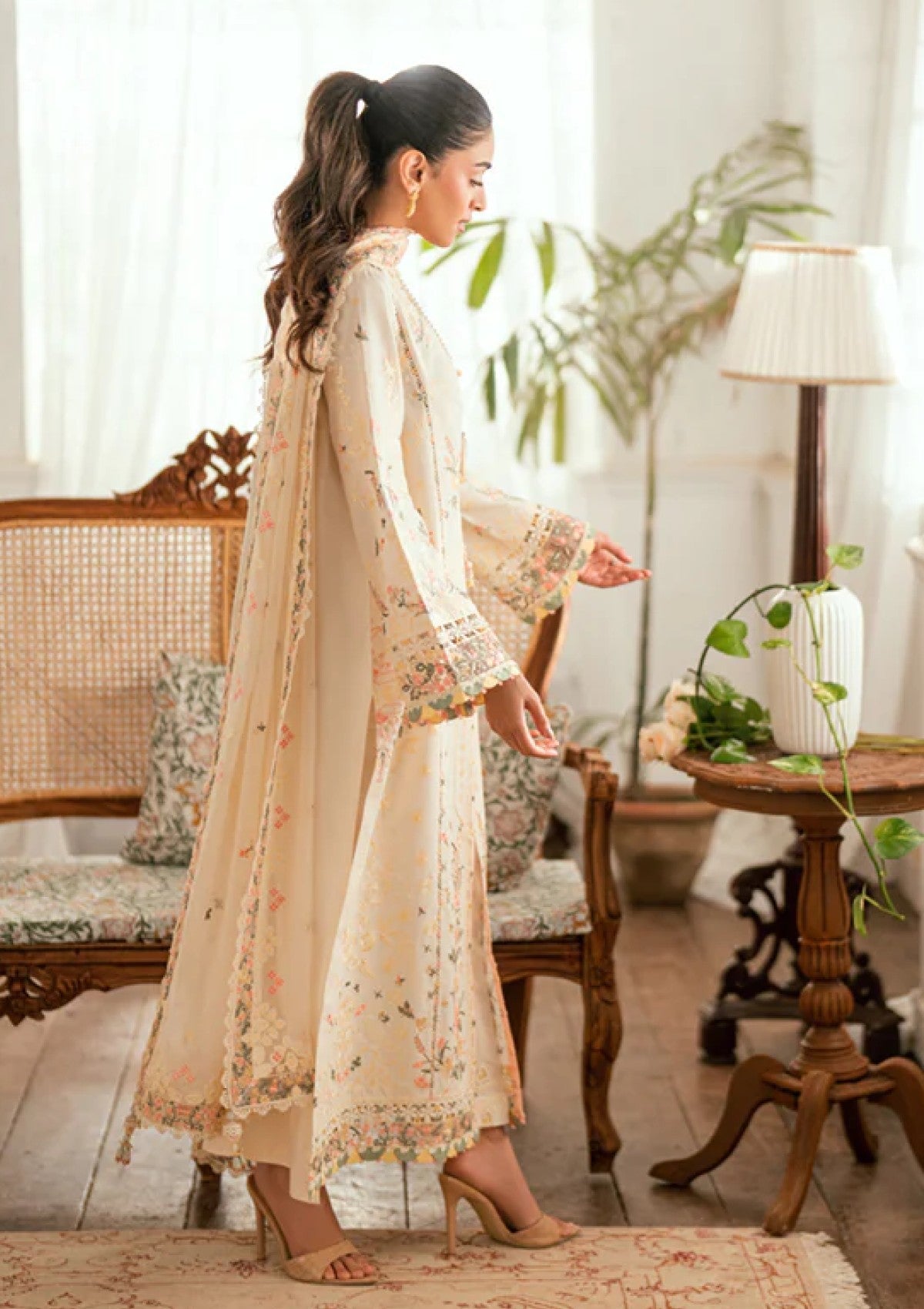 Lawn - Qalamkar - Luxury - Eid Edit 25 - SB#01 - Rina