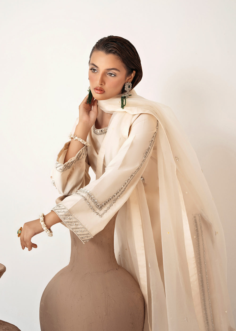 Dastoor | Euphoria Luxury Pret 24 | Pearl - Official Dastoor - Agha Fabrics UK