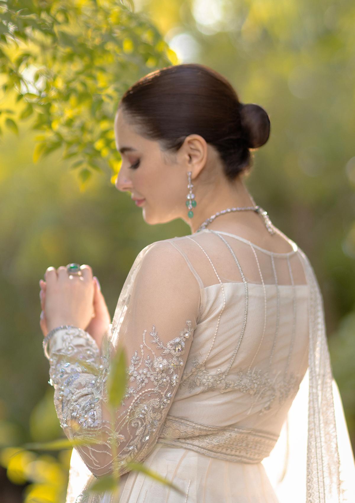 Formal Collection - Ayesha & Usman - Azzal - Noor - D#6 - Safed - Official Ayesha & Usman - Agha Fabrics UK