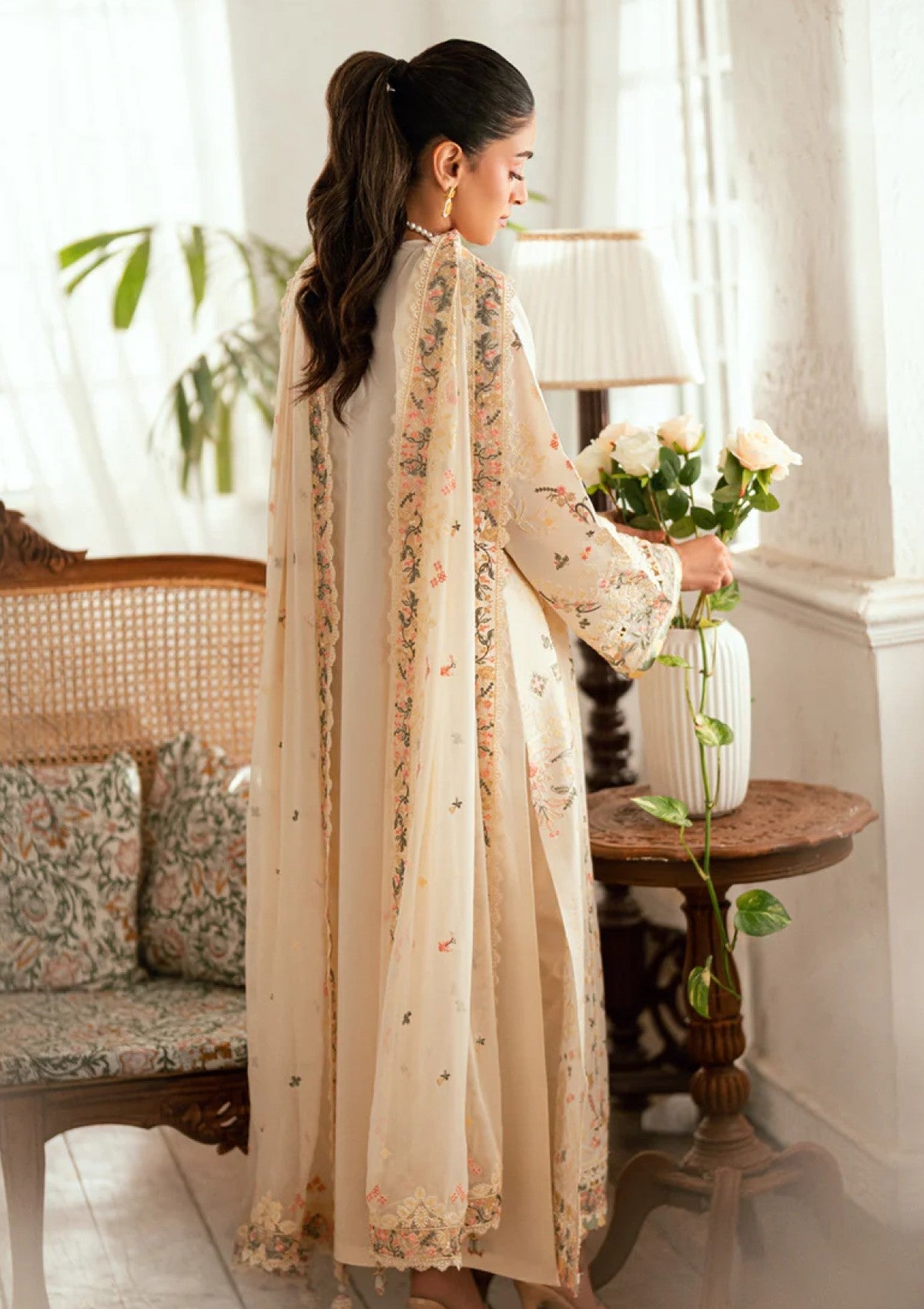 Lawn - Qalamkar - Luxury - Eid Edit 25 - SB#01 - Rina