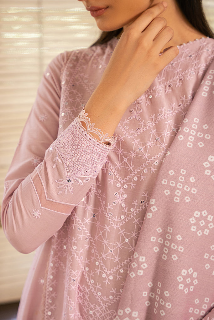 Cross Stitch | Mahiri Embroidered Lawn 24 | ROSY GLOW - Official Cross Stitch - Agha Fabrics UK