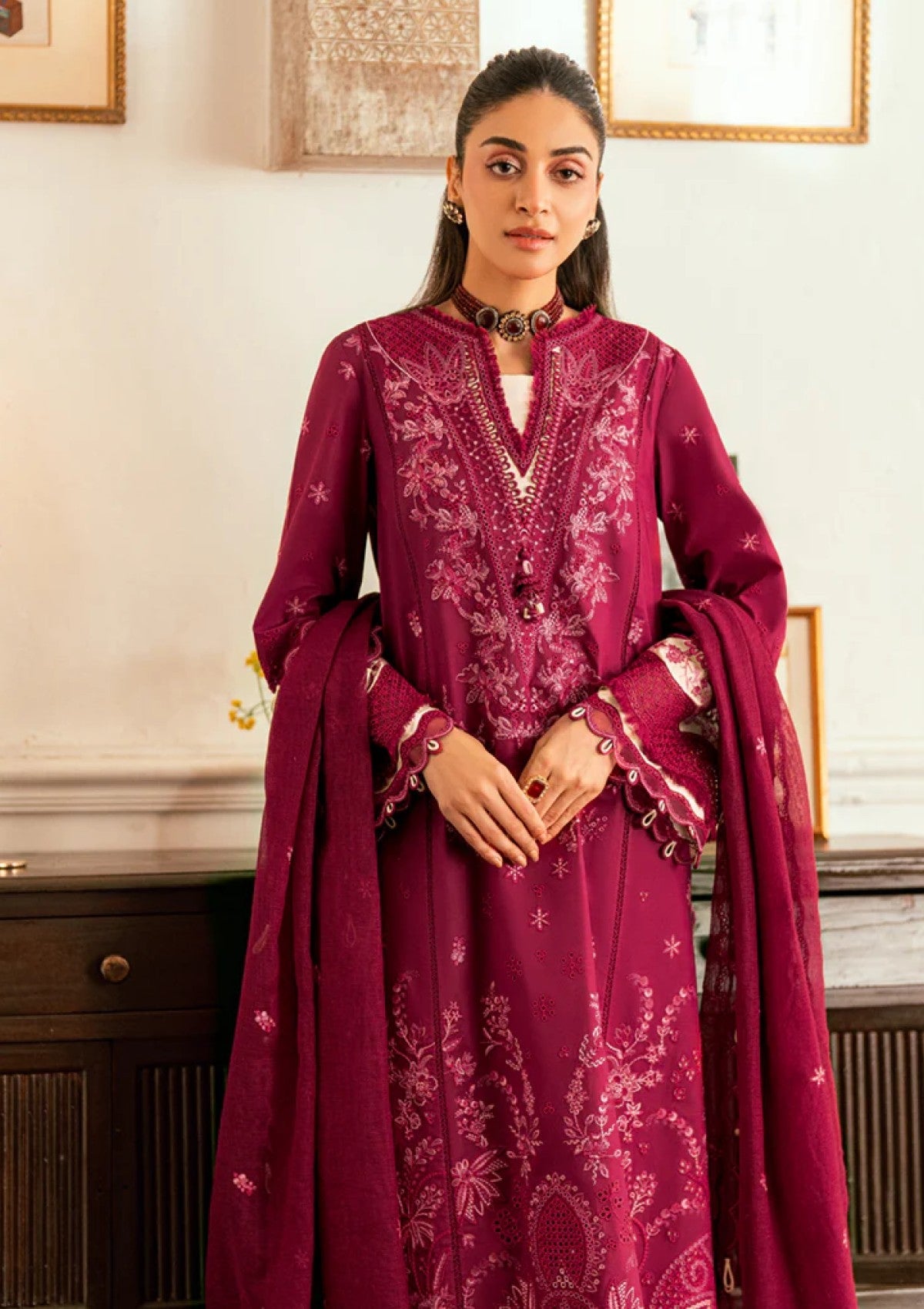 Lawn - Qalamkar - Luxury - Eid Edit 25 - SB#02 - Sameen