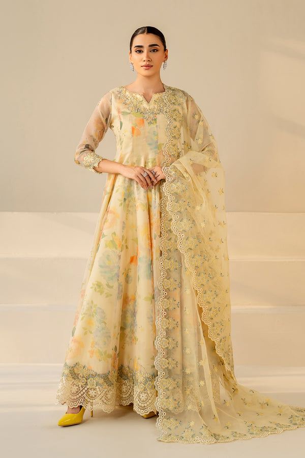 Baroque | Luxury Pret 25 | EMBROIDERED COTTON PATTI PR-1180 - Official Baroque - Agha Fabrics UK