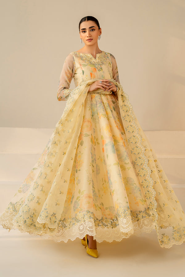 Baroque | Luxury Pret 25 | EMBROIDERED COTTON PATTI PR-1180 - Official Baroque - Agha Fabrics UK