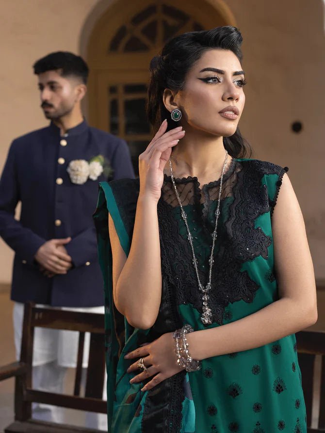 Faiza Faisal | Maya Luxury Lawn | Jaana - Official Faiza Faisal - Agha Fabrics UK