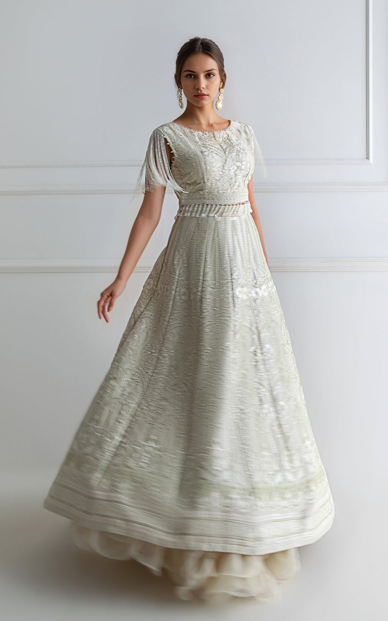 Threads and Motifs | Formal Dresses 25 | Embroidered Blouse With Lehenga