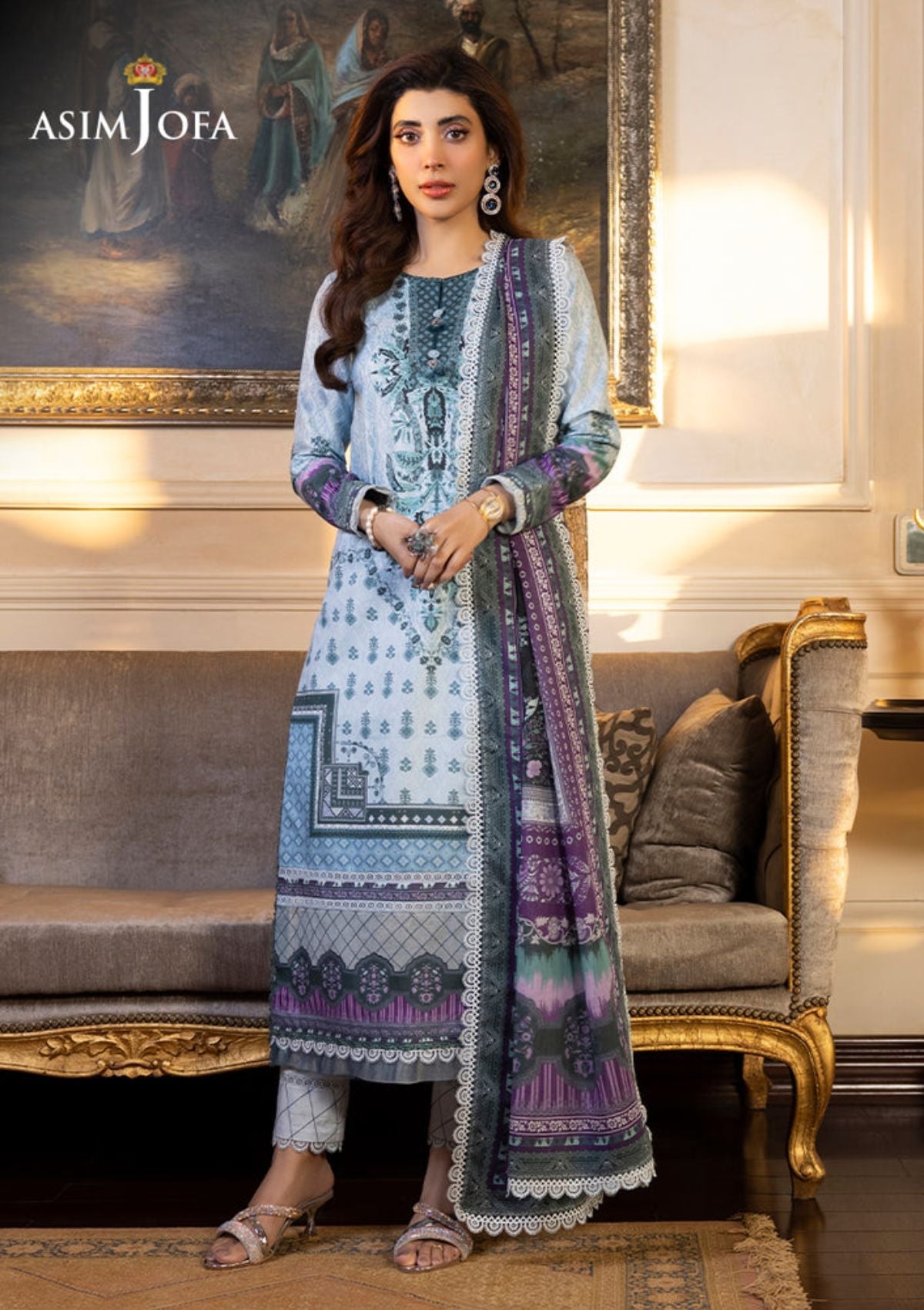 Lawn Collection - Asim Jofa - Rania - Edition Two - AJS#32 - Official Asim Jofa - Agha Fabrics UK
