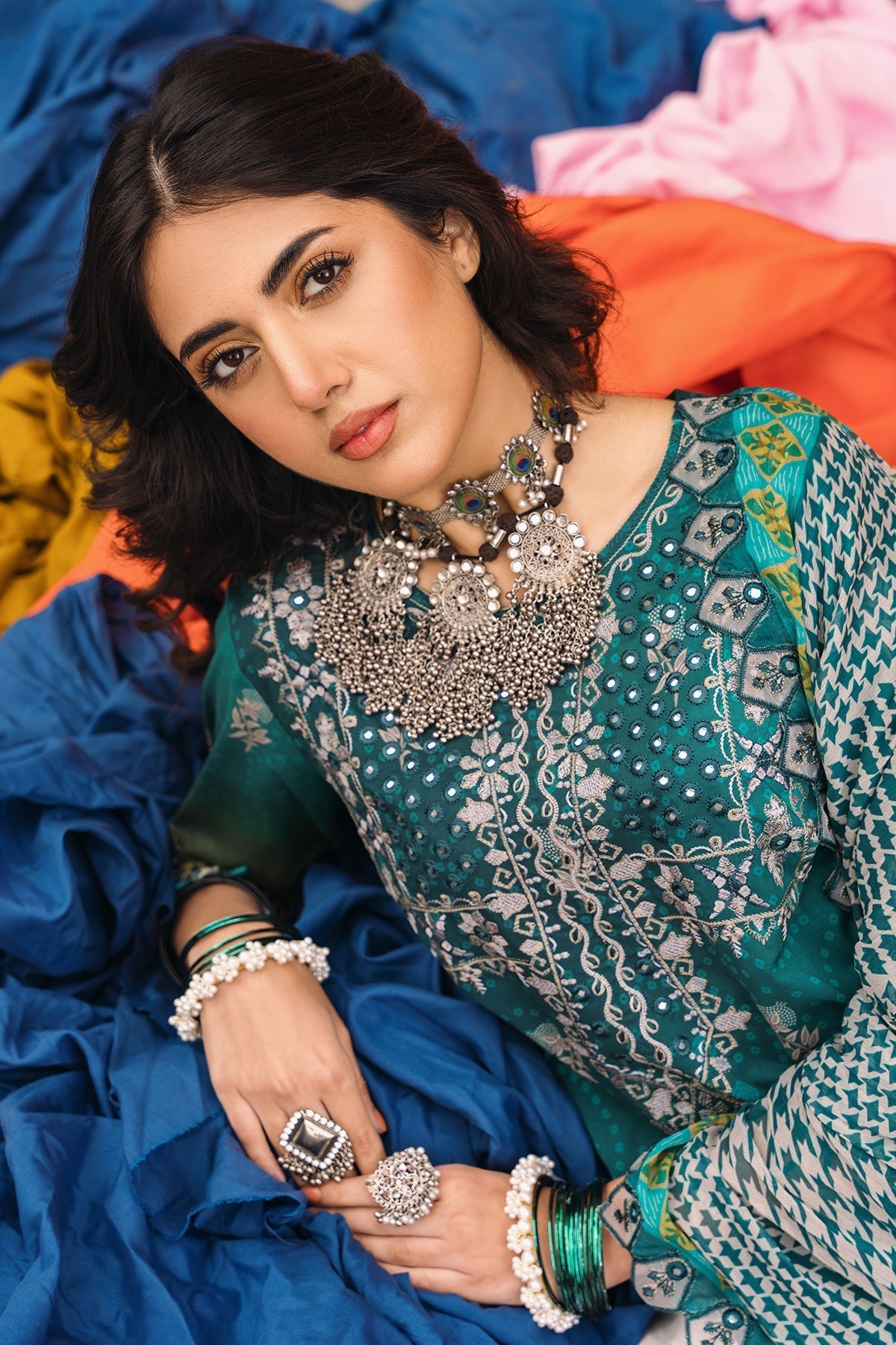 Charizma | Lawn Collection 24 | CH4-07 - Official Charizma - Agha Fabrics UK