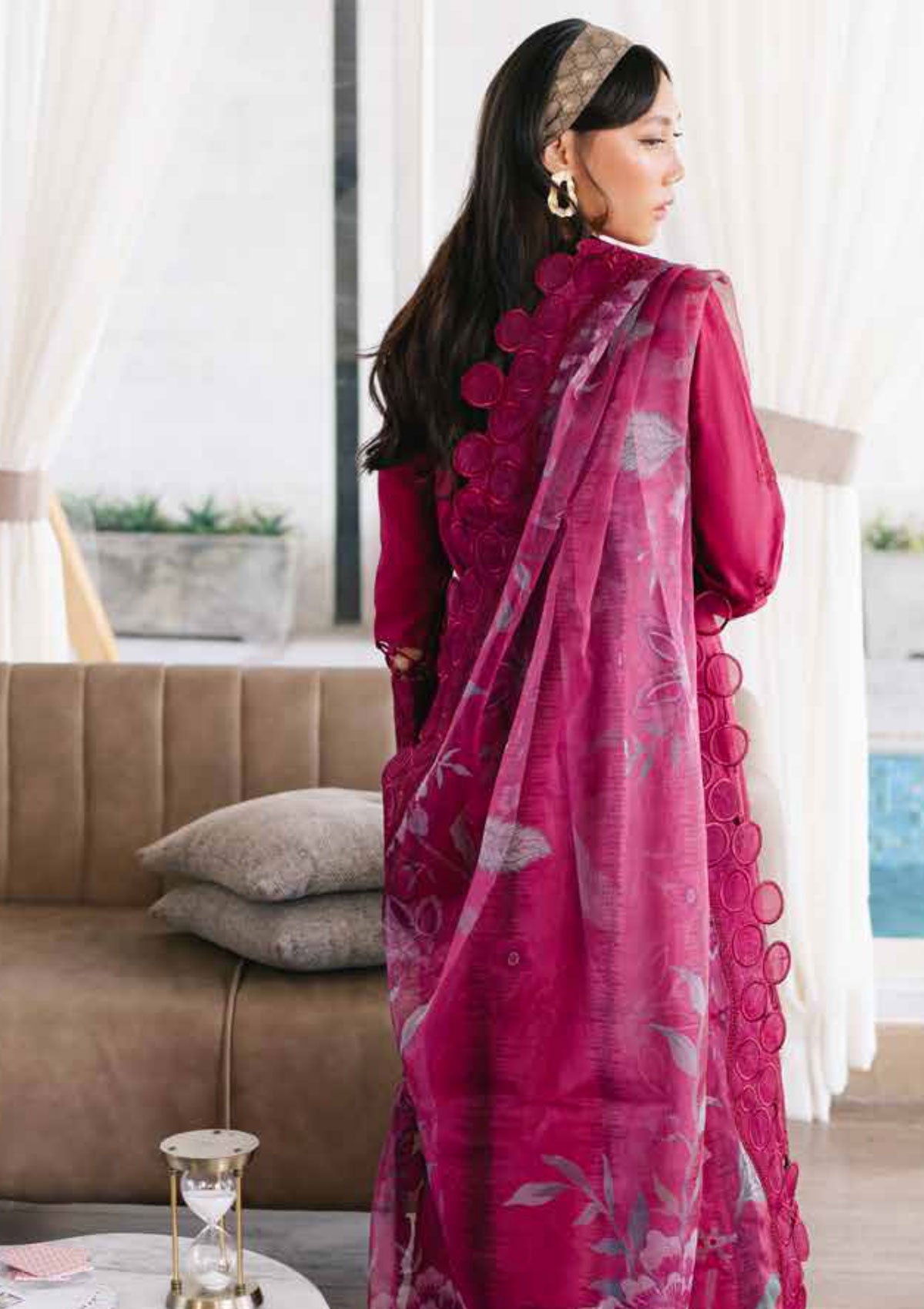 Lawn Collection - Nureh - Eid Escape - NE24#89 - Leena - Official Nureh - Agha Fabrics UK