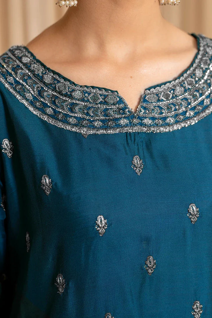 Ellena | Pret Dresses | 3-PC Stitched Embroidered Suit 815BLS