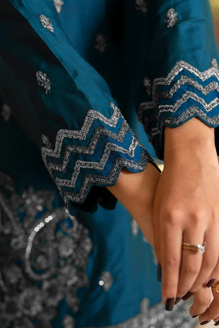 Ellena | Pret Dresses | 3-PC Stitched Embroidered Suit 815BLS