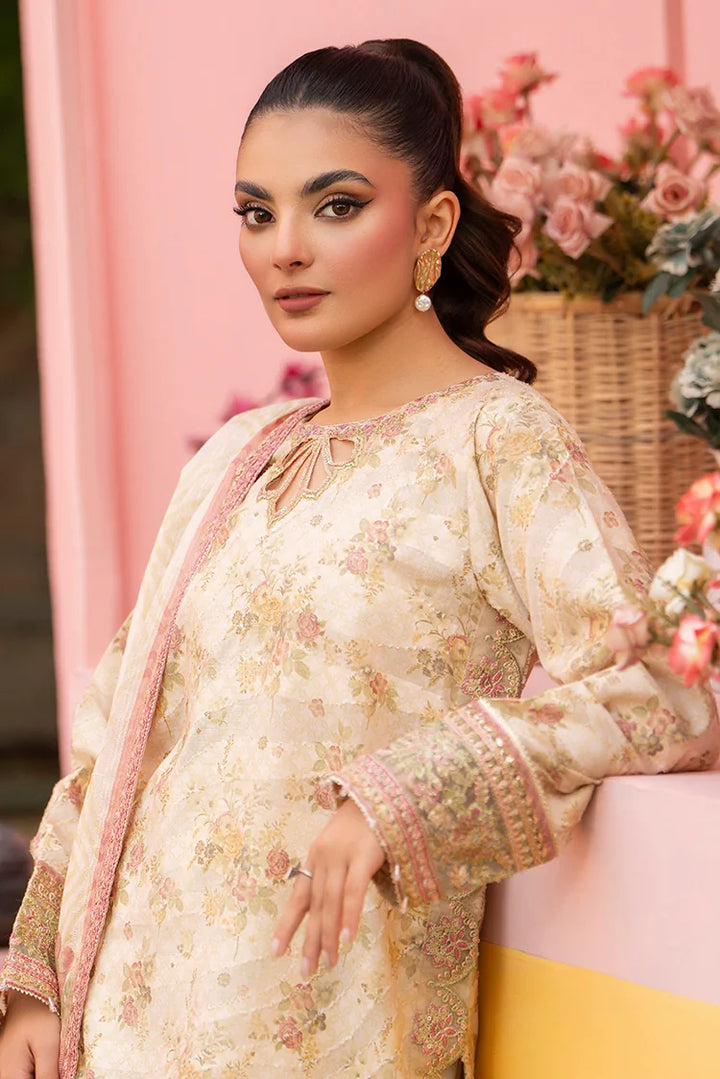 Ellena | Pret Dresses | 3-PC Stitched Embroidered Suit 979SKS