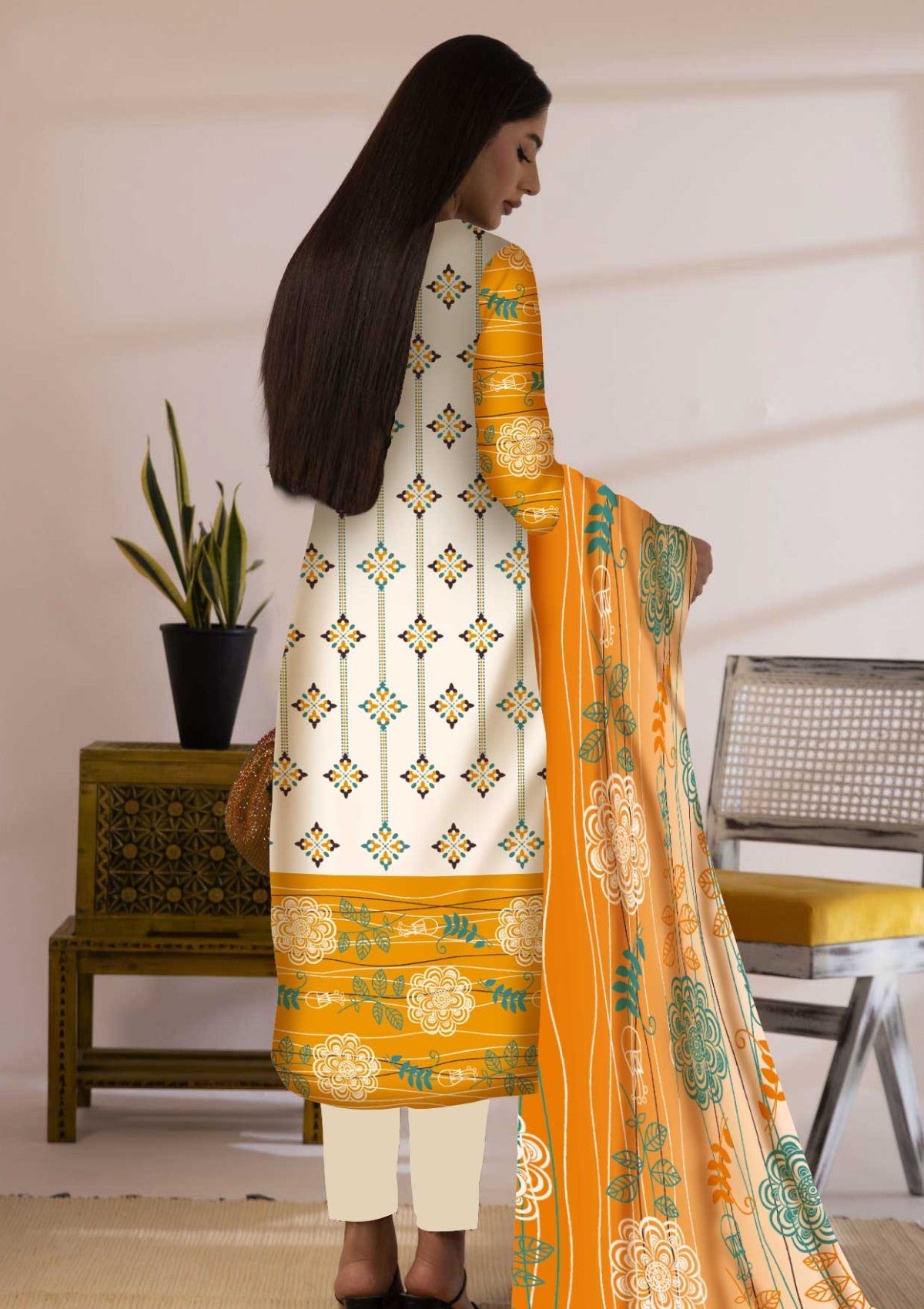 Winter Collection - Art n Style - Monsoon Linen - Volume 2 - A24#13 - Official Art n Style - Agha Fabrics UK