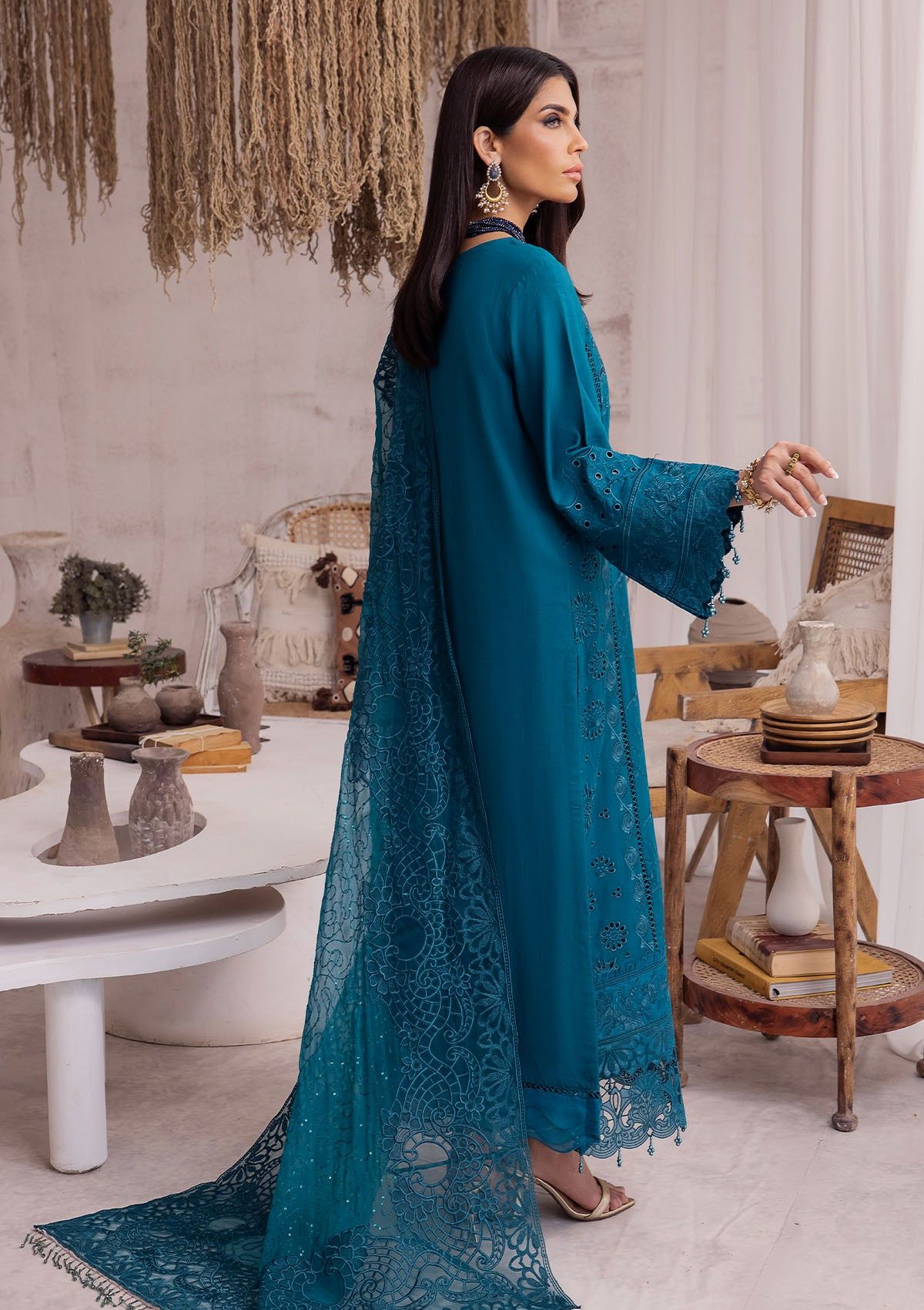 Winter Collection - Nureh - Exclusive - Karandi - NE#42 - Official Nureh - Agha Fabrics UK