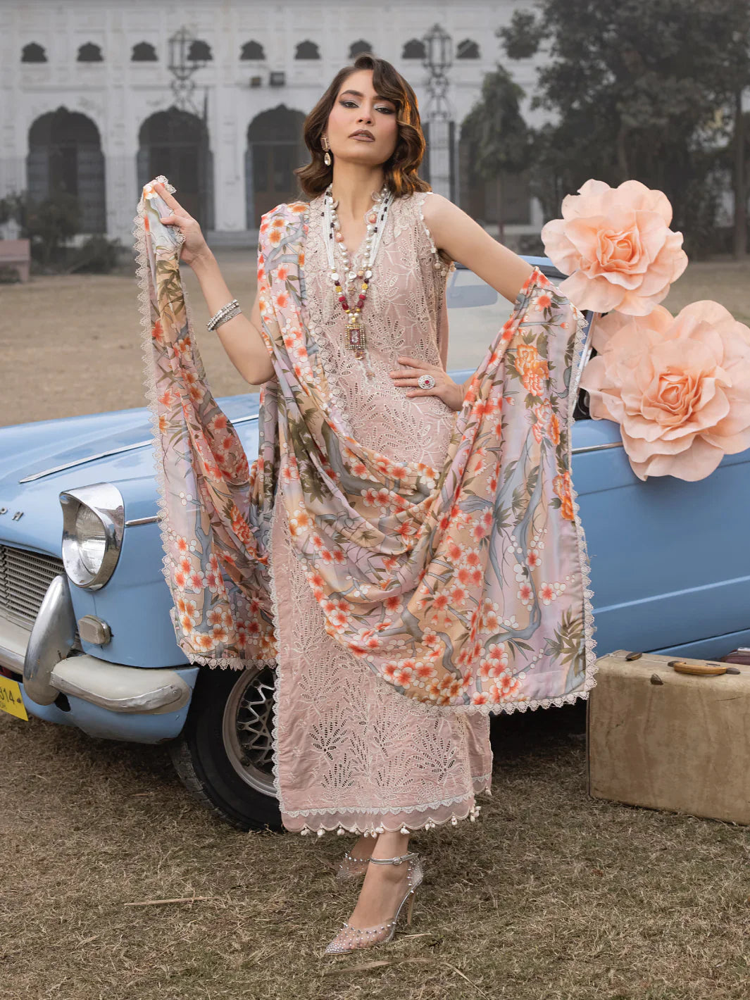 Faiza Faisal | Maya Luxury Lawn | Amirah - Official Faiza Faisal - Agha Fabrics UK