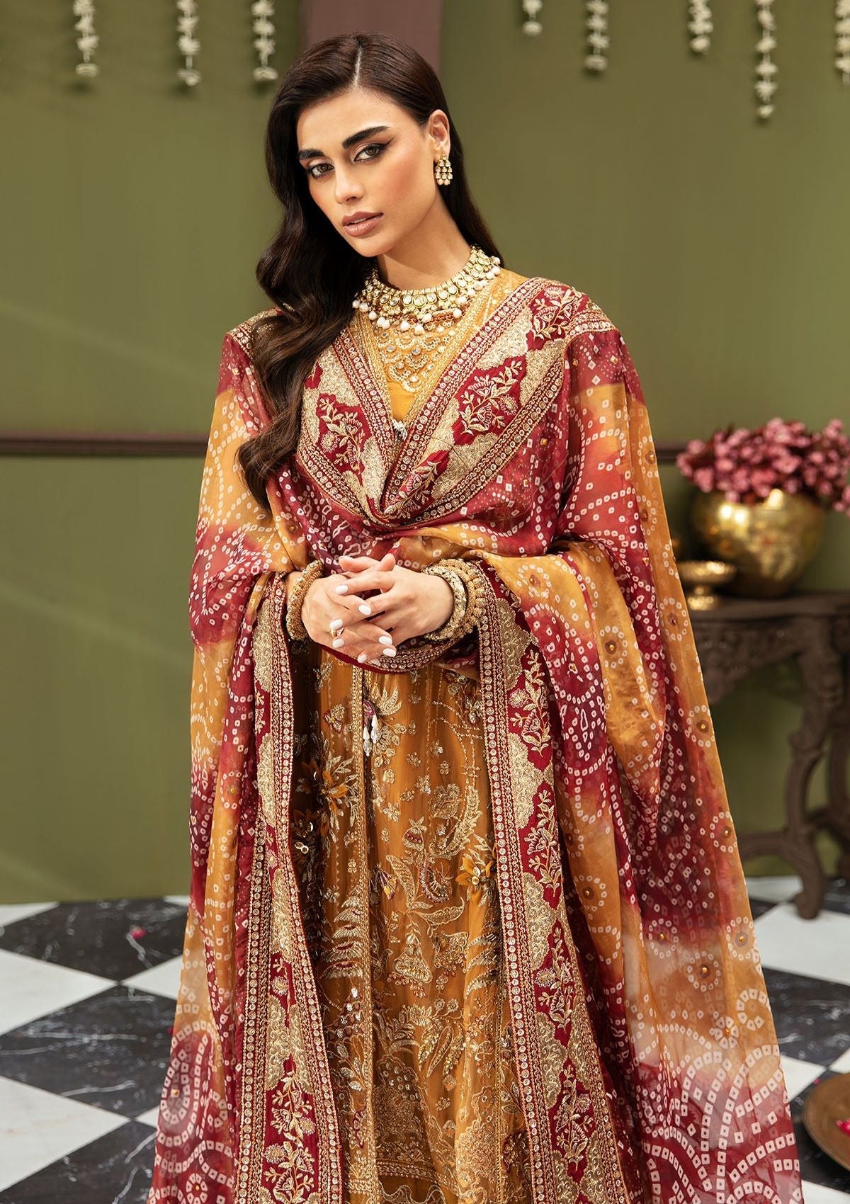 Formal Collection - Nureh - Jhoomro - NL#52 - ZAWIYA - Official Nureh - Agha Fabrics UK