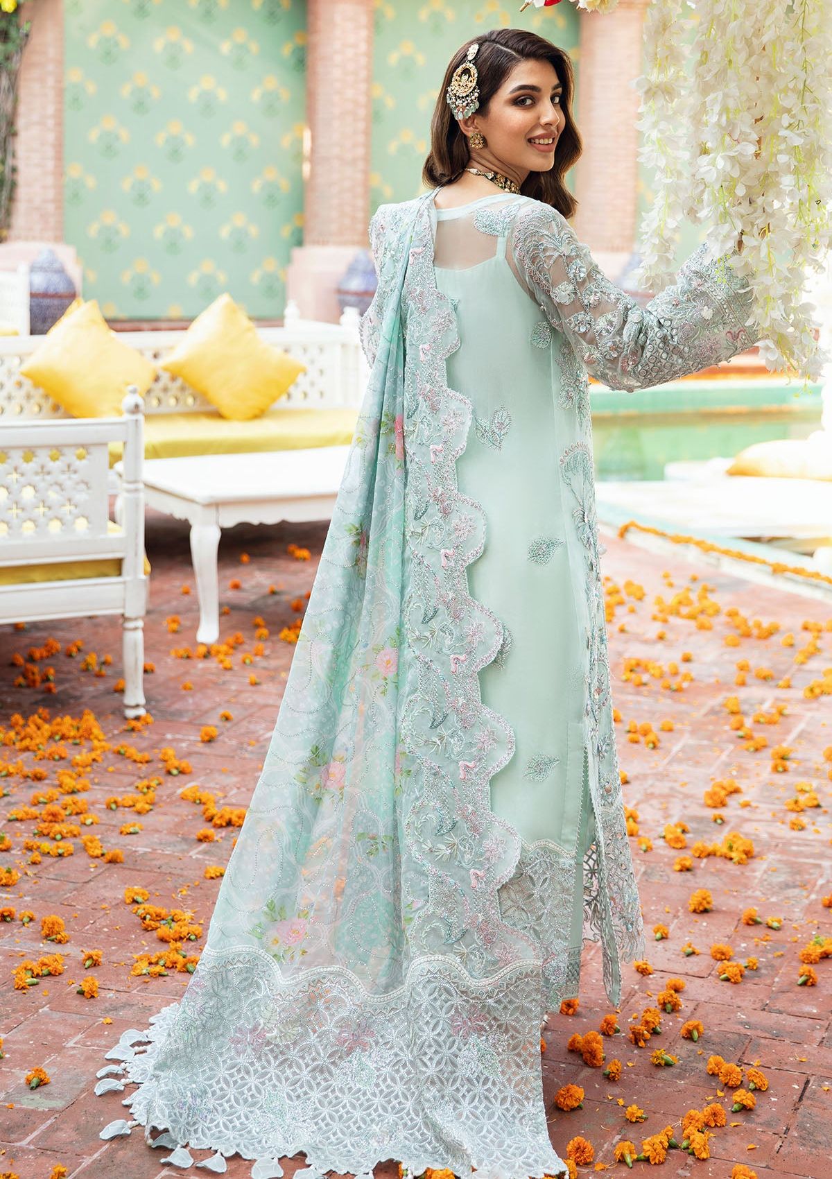 Formal Collection - Nureh - Jhoomro - NL#55 - REENA - Official Nureh - Agha Fabrics UK