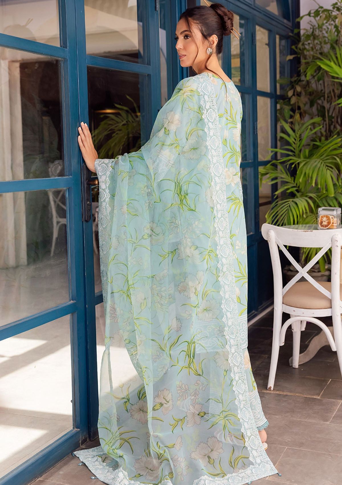 Lawn Collection - Nureh - GirlGlam - Chikankari - GL#05 - Official Nureh - Agha Fabrics UK
