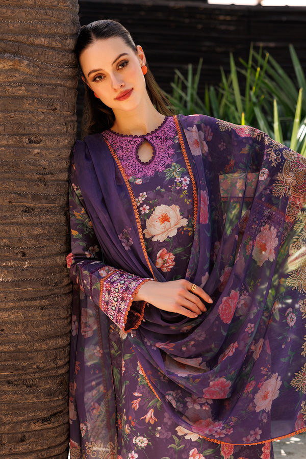 Farasha | Printed Essentials | Majestic Purple