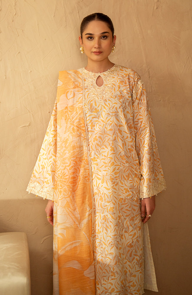 Seran | Ilara Cambric Edit | Miel - Official Seran - Agha Fabrics UK