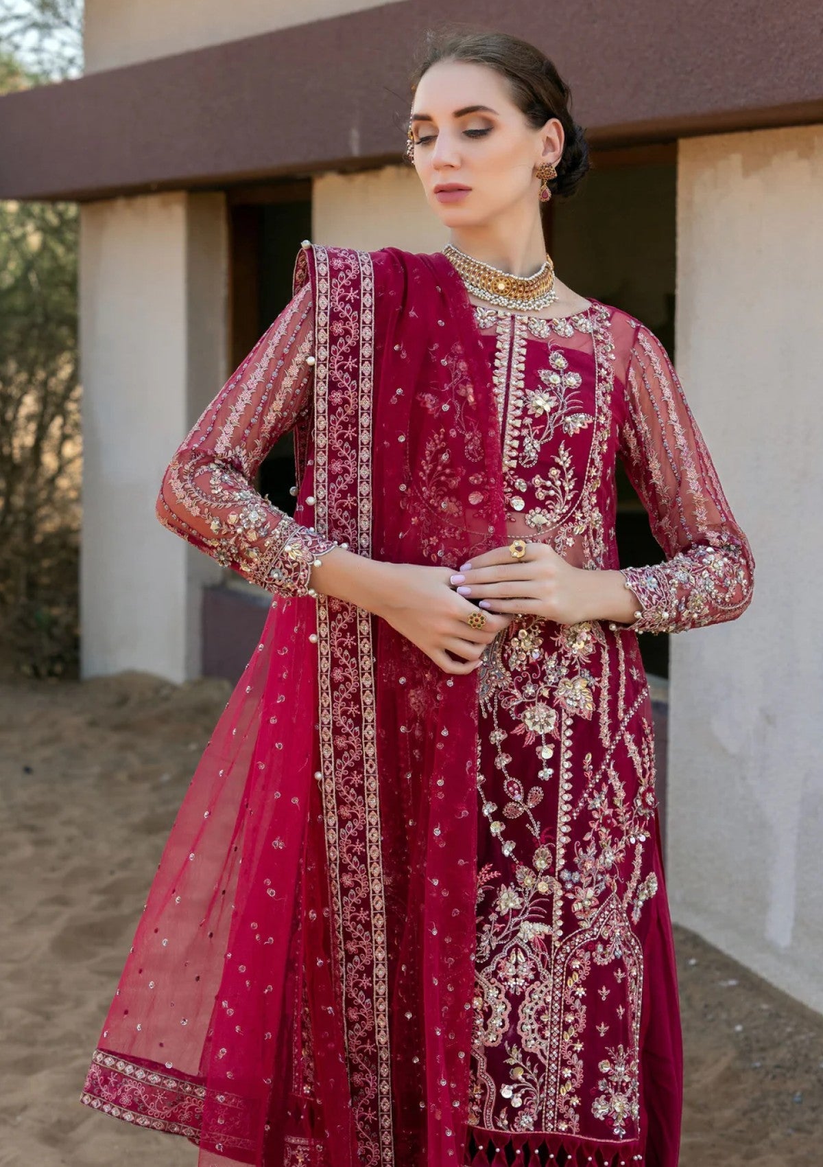 Formals - Kara - Luxe Volume II - 08 Berry Charm - Official Kara - Agha Fabrics UK