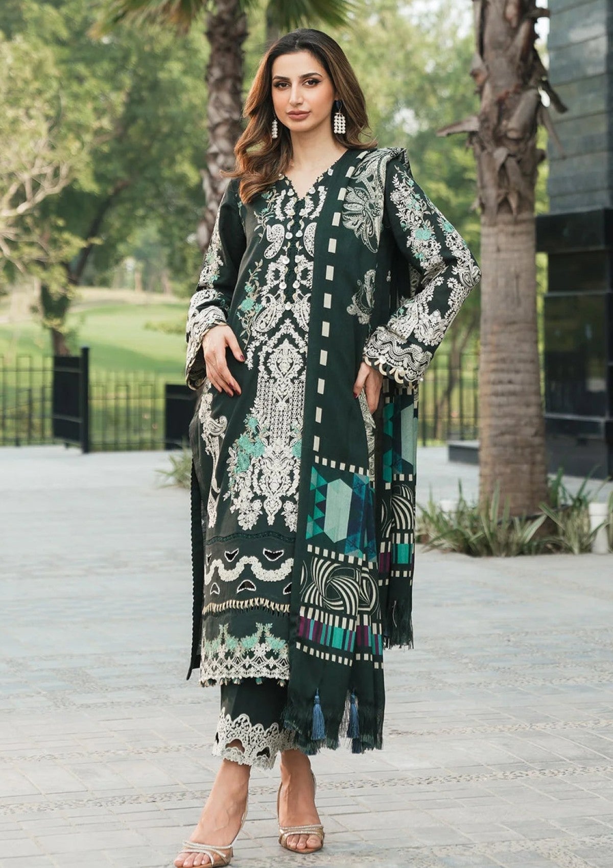 Winter Collection - Elaf Premium - Pashmina Shawl 24 - EPW-2A Sweet Harmony - Official Elaf Premium - Agha Fabrics UK