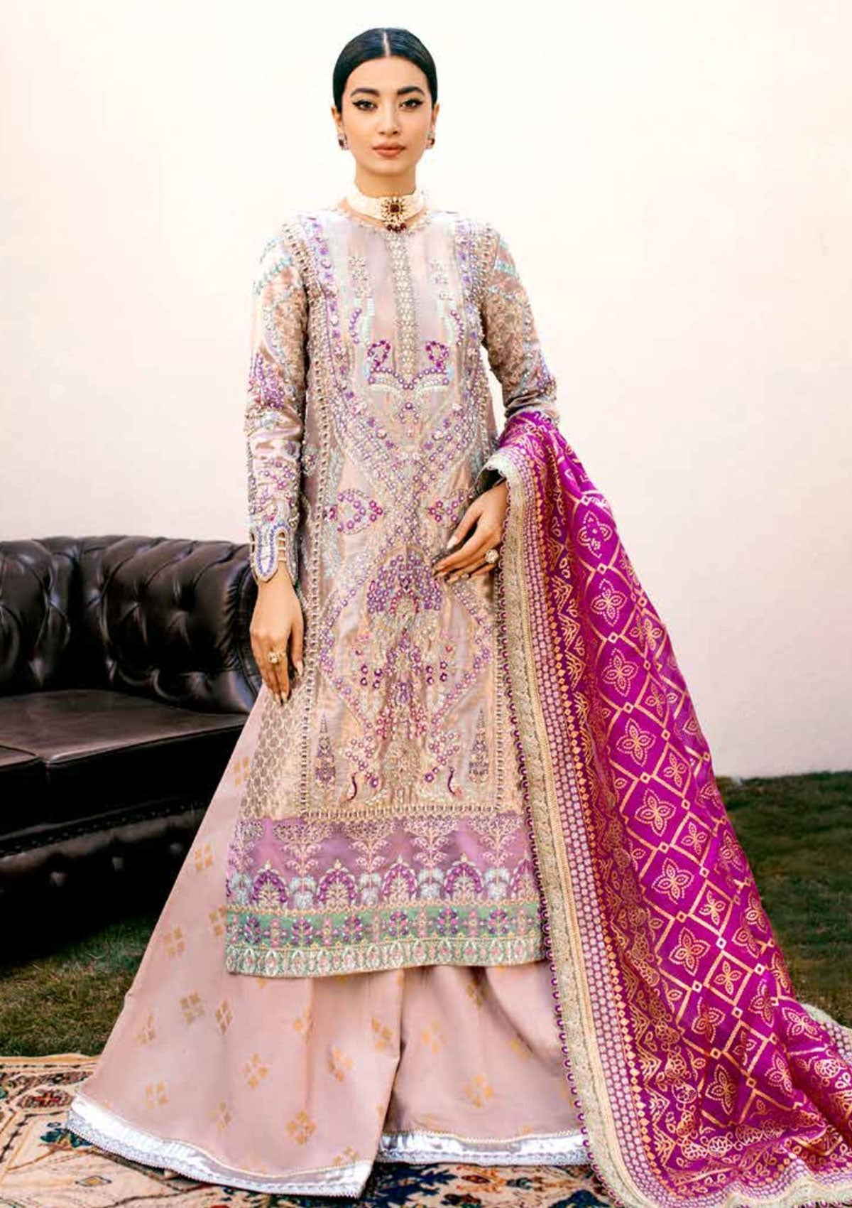 Formal Collection - Ezra - Wedding - EWS#05 - Amber - Official Ezra - Agha Fabrics UK