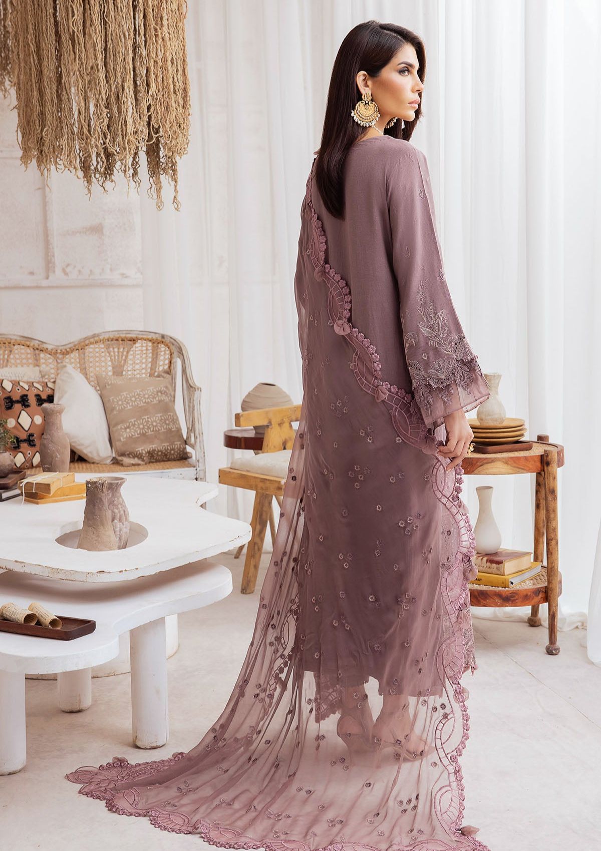 Winter Collection - Nureh - Exclusive - Karandi - NE#45 - Official Nureh - Agha Fabrics UK